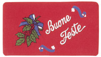 Festive doormat rectangular